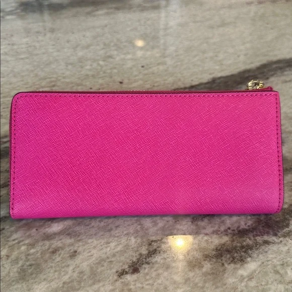 Michael Kors Raspberry Leather Wallet - Picture 6 of 6